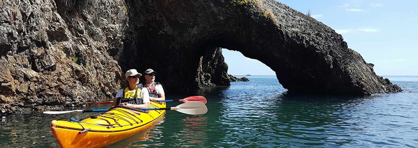 Kayaking on Waiheke Island 
